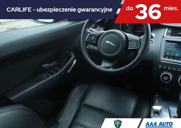 Jaguar E-Pace cena 115001 przebieg: 49312, rok produkcji 2019 z Zawiercie małe 137